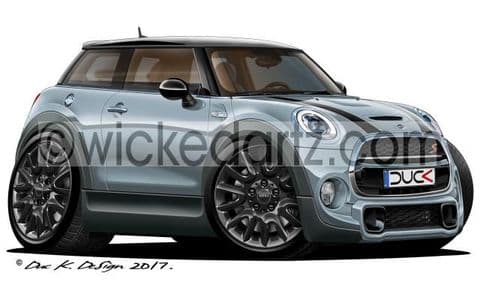 Mini Cooper S MK3 2014+ Dark Silver DK (Items from £9.50)