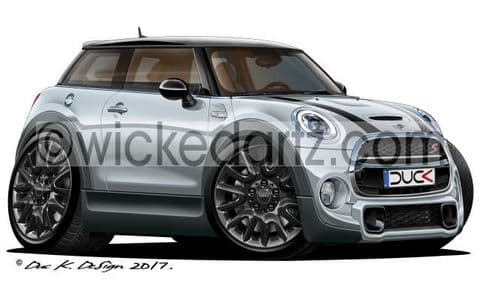 Mini Cooper S MK3 2014+ Silver DK (Items from £9.50)
