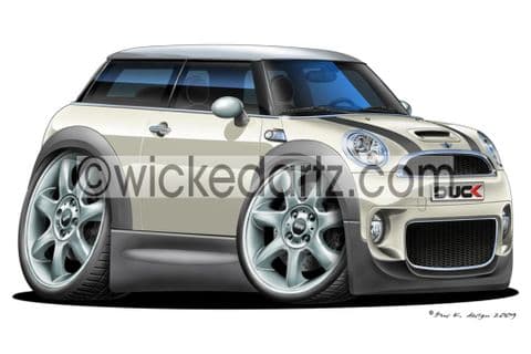 Mini Cooper S White DK (Items from £9.50)