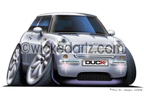 Mini Cooper Silver DK (Items from £9.50)