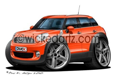 Mini Countryman Orange DK (Items from £9.50)