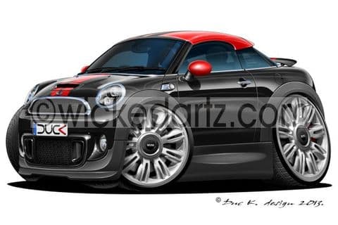 Mini Coupe Black/Red DK (Items from £9.50)