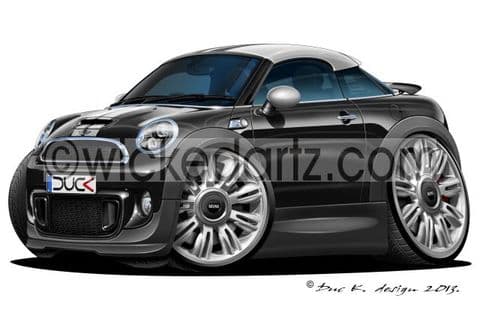 Mini Coupe Black/Silver DK (Items from £9.50)