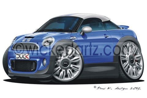 Mini Coupe Blue/Silver DK (Items from £9.50)