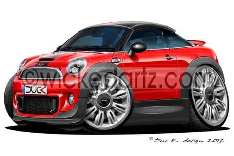 Mini Coupe Red/Black DK (Items from £9.50)