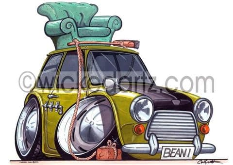 Mini Mr Bean's Film Car Green (Items from £9.50)