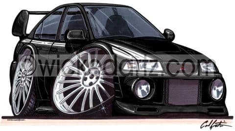 Mitsubishi EVO 6 Black (Items from £9.50)