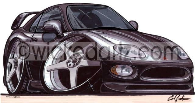 Mitsubishi FTO Black  (Items from £9.50)