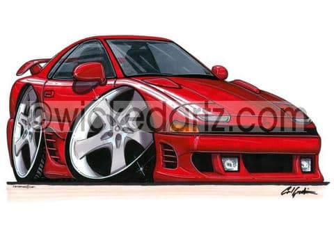 Mitsubishi GTO Red (Items from £9.50)