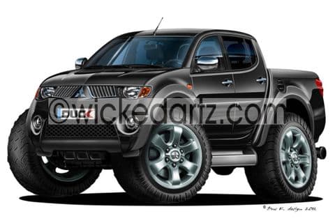 Mitsubishi L-200 Pick Up Black DK (Items from £9.50)