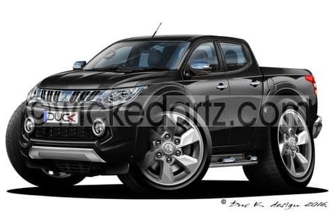 Mitsubishi L-200 Series 5 Pick Up Black DK (Items from £9.50)