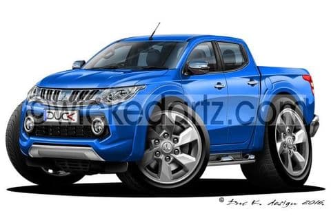 Mitsubishi L-200 Series 5 Pick Up Blue DK (Items from £9.50)
