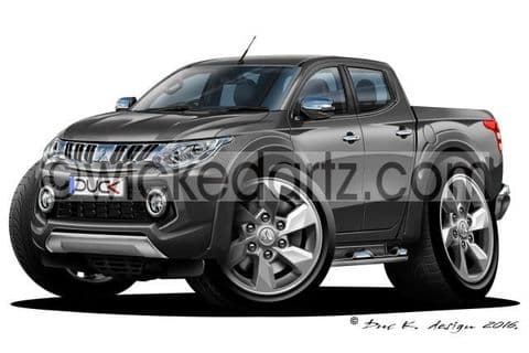 Mitsubishi L-200 Series 5 Pick Up Grey DK (Items from £9.50)
