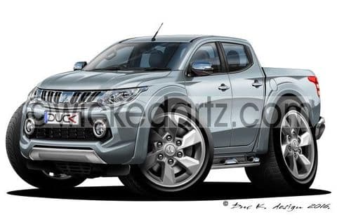Mitsubishi L-200 Series 5 Pick Up Silver DK (Items from £9.50)