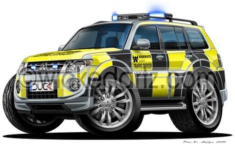 Mitsubishi Pajero MK4 4x4 'Highways Agency' DK (Items from £9.50)