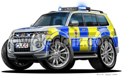 Mitsubishi Pajero MK4 4x4 Police 'Battenberg' DK (Items from £9.50)