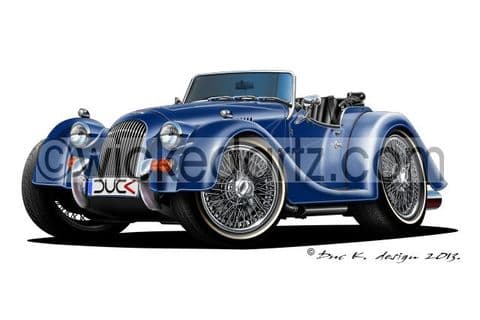 Morgan +4 Roadster Blue DK (Items from £9.50)