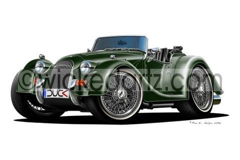 Morgan +4 Roadster Green DK (Items from £9.50)