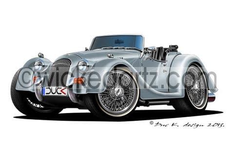Morgan +4 Roadster Silver DK (Items from £9.50)