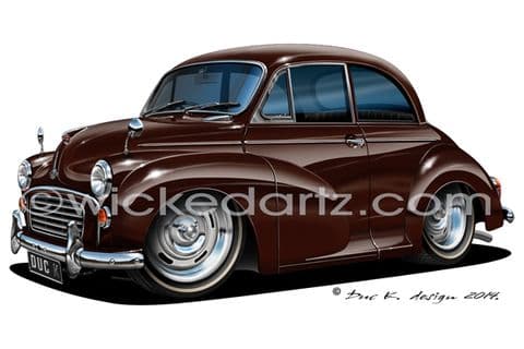 Morris Minor Classic Saloon Brown DK (Items from £9.50)