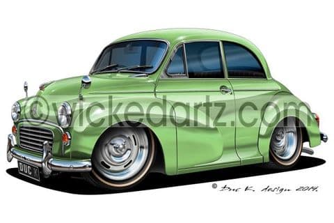 Morris Minor Classic Saloon Light Green DK (Items from £9.50)