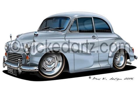 Morris Minor Classic Saloon Silver DK (Items from £9.50)