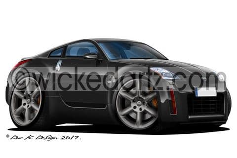 Nissan 350Z Coupe Black DK (Items from £9.50)