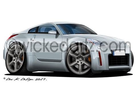 Nissan 350Z Coupe Silver DK (Items from £9.50)
