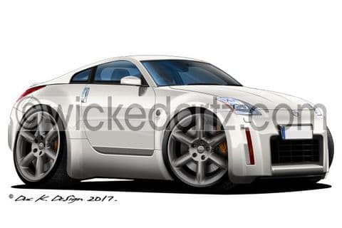 Nissan 350Z Coupe White DK (Items from £9.50)