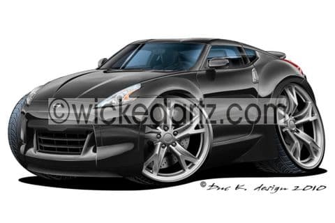 Nissan 370Z Coupe Black DK (Items from £9.50)