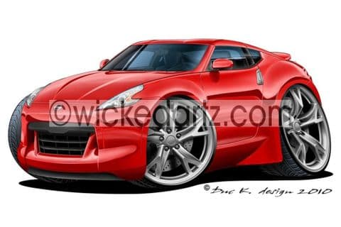 Nissan 370Z Coupe Red DK (Items from £9.50)