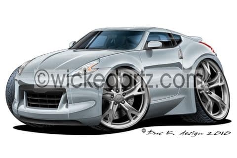 Nissan 370Z Coupe Silver DK (Items from £9.50)
