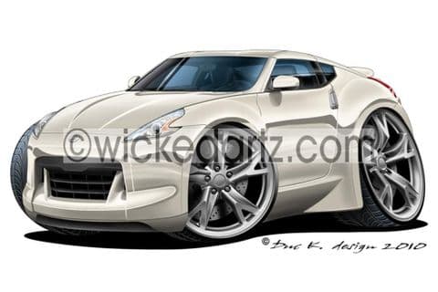 Nissan 370Z Coupe White DK (Items from £9.50)