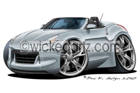 Nissan 370Z Roadster Silver DK (Items from £9.50)