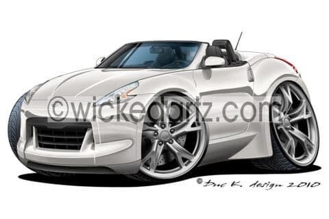 Nissan 370Z Roadster White DK (Items from £9.50)