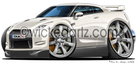 Nissan GT-R White DK (Items from £9.50)