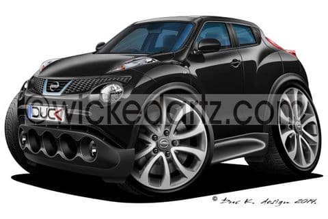 Nissan Juke Black DK (Items from £9.50)
