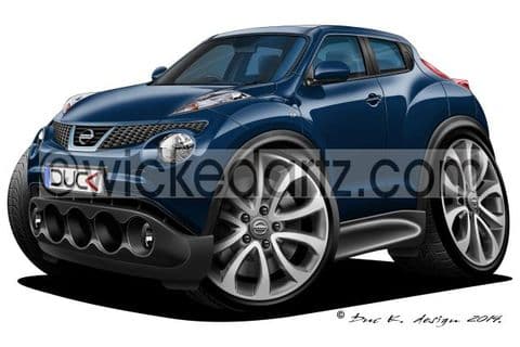 Nissan Juke Blue DK (Items from £9.50)