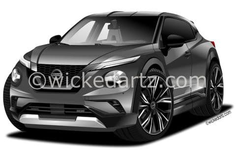 Nissan Juke MK2 SUV 2019+ Grey (Items from £9.50)