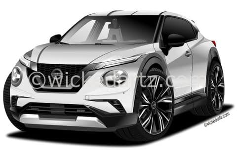 Nissan Juke MK2 SUV 2019+ White (Items from £9.50)