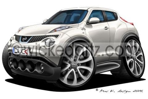Nissan Juke White DK (Items from £9.50)
