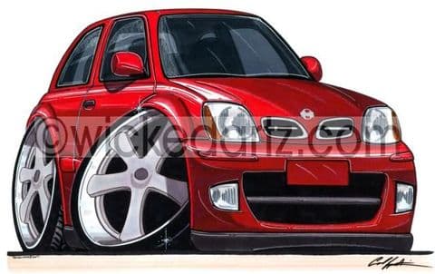 Nissan Micra MK2 Red (Items from £9.50)