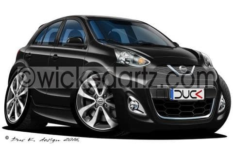 Nissan Micra MK4 2014+ Black DK (Items from £9.50)