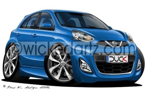 Nissan Micra MK4 2014+ Blue DK (Items from £9.50)
