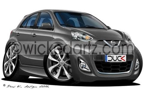 Nissan Micra MK4 2014+ Grey DK (Items from £9.50)