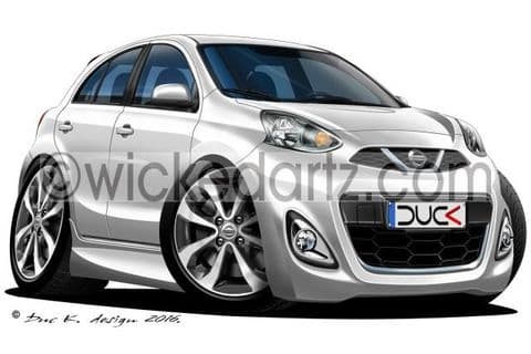 Nissan Micra MK4 2014+ White DK (Items from £9.50)