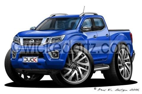 Nissan Navara NP300 Pick Up Truck Blue DK (Items from £9.50)