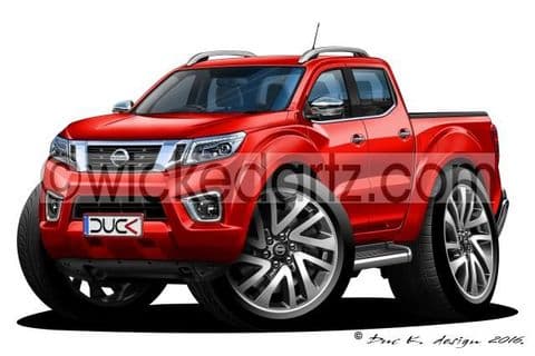 Nissan Navara NP300 Pick Up Truck Red DK (Items from £9.50)