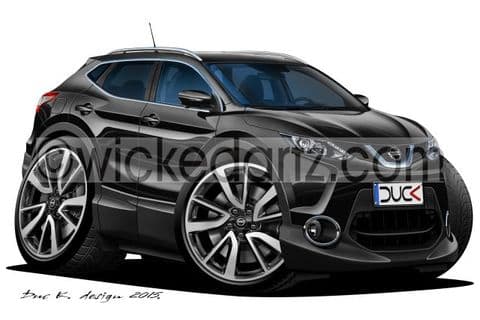 Nissan Qashqai 2014+ Black DK (Items from £9.50)