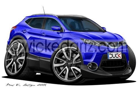 Nissan Qashqai 2014+ Blue DK (Items from £9.50)